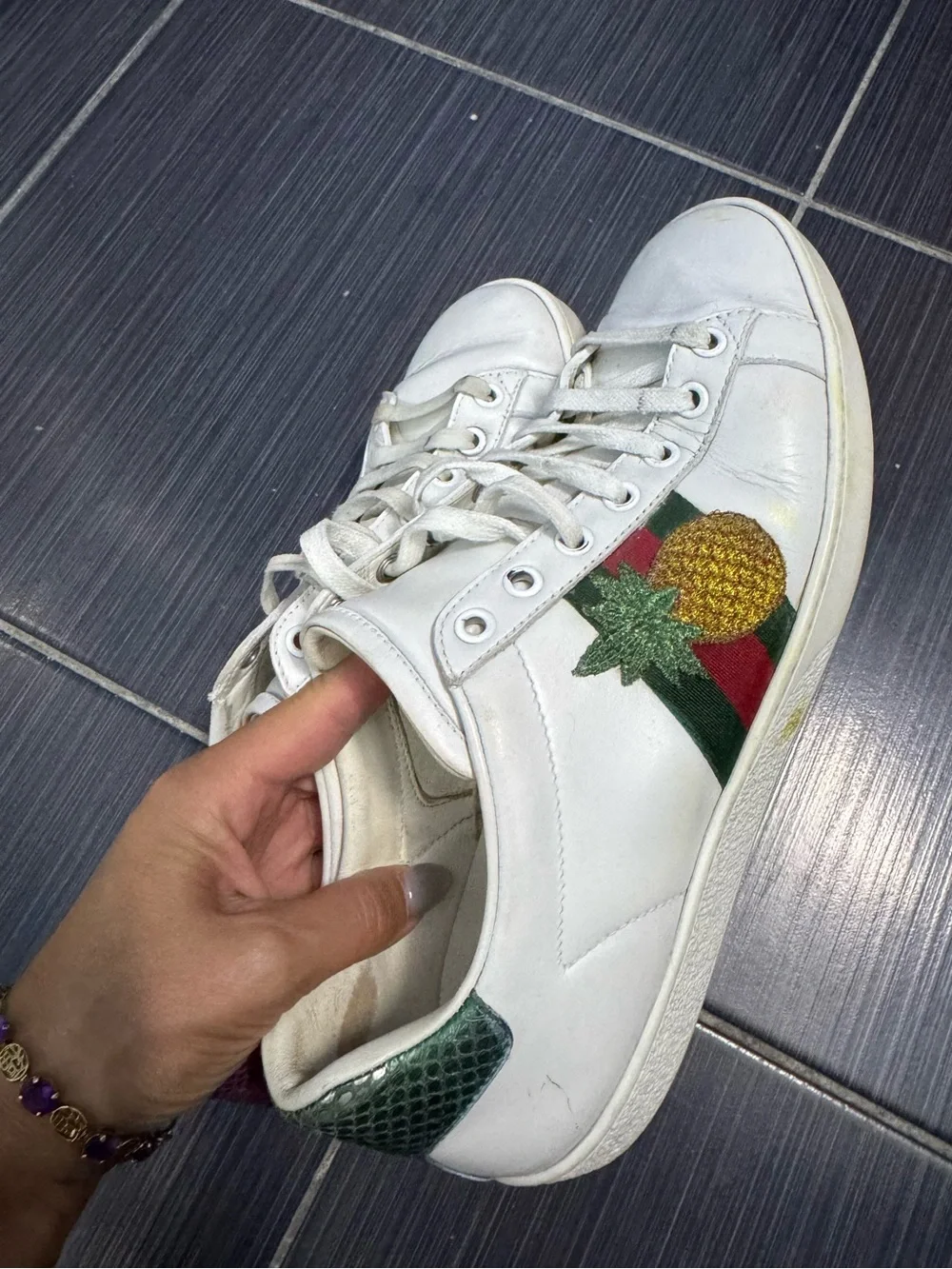 Gucci Women’s Ace 'Pineapple' Sneakers
